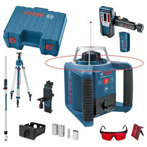 Laser tournant BOSCH GRL 300 HV avec RC 1 WM 4 LR 1 BT 300 HD et GR 240 (061599403Y) - Publicité Laser tournant BOSCH GRL 300 HV avec RC 1 WM 4 LR 1 BT 300 HD et GR 240 (061599403Y) - Publicité