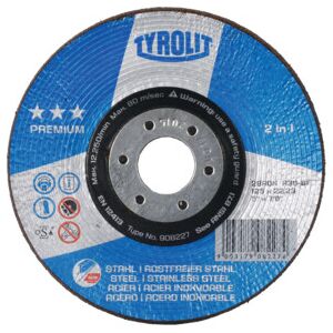 Tyrolit Modèle SmmKörnung 60 - Disque pour gros travaux - Publicité Tyrolit Modèle SmmKörnung 60 - Disque pour gros travaux - Publicité