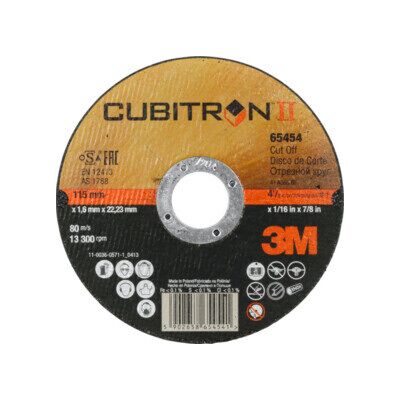 3M Disque de tronçonnage CUBITRON II MINCE 115 mm (7100015157) - Publicité 3M Disque de tronçonnage CUBITRON II MINCE 115 mm (7100015157) - Publicité