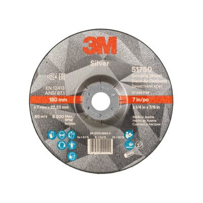 3M Disque d’ébarbage Silver,⌀ disque x largeur de disque: 178X7 mm (7100141096) - Publicité 3M Disque d’ébarbage Silver,⌀ disque x largeur de disque: 178X7 mm (7100141096) - Publicité