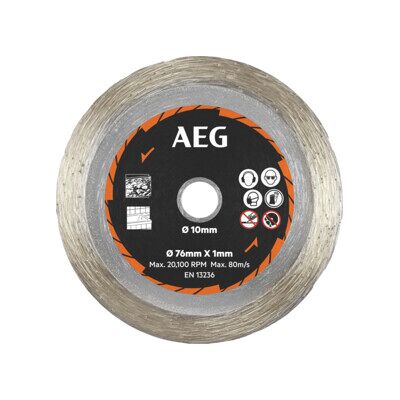 AEG Disque diamanté pour BMMS18SBL-0 (4932478589) - Publicité AEG Disque diamanté pour BMMS18SBL-0 (4932478589) - Publicité