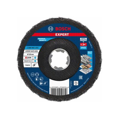 BOSCH EXPERT N475 SCM X-LOCK Disque, 125mm, grossier (2608901473) - Publicité BOSCH EXPERT N475 SCM X-LOCK Disque, 125mm, grossier (2608901473) - Publicité