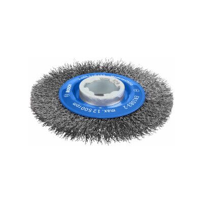 Brosse circulaire X-LOCK à 115 fils d’acier ondulés 115 mm, 0,3 mm, X-LOCK ; Bosch (2608620732) - Publicité Brosse circulaire X-LOCK à 115 fils d’acier ondulés 115 mm, 0,3 mm, X-LOCK ; Bosch (2608620732) - Publicité