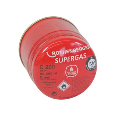 Cartouche perçable C 200 Supergas TSS 190 g 330 ml ROTHENBERGER (035901-A) - Publicité Cartouche perçable C 200 Supergas TSS 190 g 330 ml ROTHENBERGER (035901-A) - Publicité