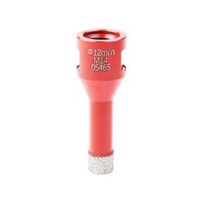 Couronne de perçage pour carrelage STIER M14, diamètre 12 mm, meuleuse d'angle, sans amorce de perçage, pour céramique, dalles, grès cérame, granit (903175) - Publicité Couronne de perçage pour carrelage STIER M14, diamètre 12 mm, meuleuse d'angle, sans amorce de perçage, pour céramique, dalles, grès cérame, granit (903175) - Publicité
