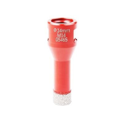 Couronne de perçage pour carrelage STIER M14, diamètre 14 mm, meuleuse d'angle, sans amorce de perçage, pour céramique, dalles, grès cérame, granit (903176) - Publicité Couronne de perçage pour carrelage STIER M14, diamètre 14 mm, meuleuse d'angle, sans amorce de perçage, pour céramique, dalles, grès cérame, granit (903176) - Publicité