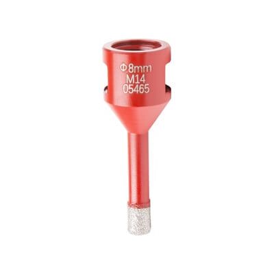 Couronne de perçage pour carrelage STIER M14, diamètre 8 mm, meuleuse d'angle, sans amorce de perçage, pour céramique, dalles, grès cérame, granit (903173) - Publicité Couronne de perçage pour carrelage STIER M14, diamètre 8 mm, meuleuse d'angle, sans amorce de perçage, pour céramique, dalles, grès cérame, granit (903173) - Publicité