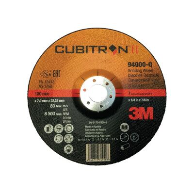 Disque à ébarber Cubitron II D125xS7mmgranul. 36 contrecoudé INOX perçage 22,23 ; 3M (94002-Q) - Publicité Disque à ébarber Cubitron II D125xS7mmgranul. 36 contrecoudé INOX perçage 22,23 ; 3M (94002-Q) - Publicité