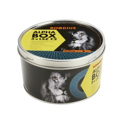 Disque de ponçage Rhodius LSZ F2 - 125mm, inox, K80, 5 pcs - Publicité Disque de ponçage Rhodius LSZ F2 - 125mm, inox, K80, 5 pcs - Publicité