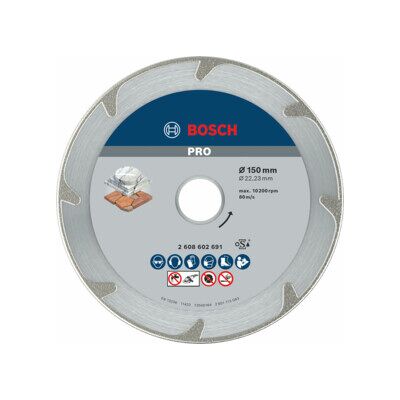 Bosch 2608602691 Disque diamanté - Pour marbre et plastique - Publicité Bosch 2608602691 Disque diamanté - Pour marbre et plastique - Publicité