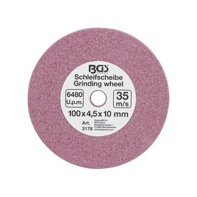 Disque abrasif pour art. 3180 Ø 100 x 4,5 x 10 mm BGS ; BGS technic (3178) - Publicité Disque abrasif pour art. 3180 Ø 100 x 4,5 x 10 mm BGS ; BGS technic (3178) - Publicité