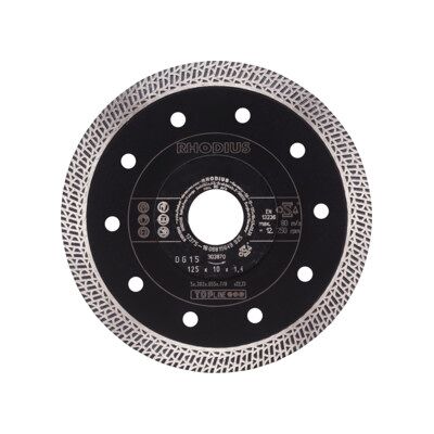 Disque diamant haute vitesse Rhodius DG15 - Carrelage et céramique - Publicité Disque diamant haute vitesse Rhodius DG15 - Carrelage et céramique - Publicité