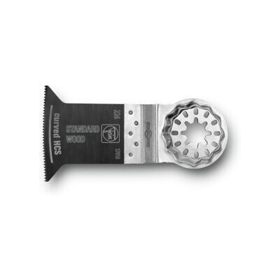 Fein Lame de scie standard E-Cut curved, Longueur 50 mm, Largeur 50 mm, Quantité 50 P (63502226250) - Publicité Fein Lame de scie standard E-Cut curved, Longueur 50 mm, Largeur 50 mm, Quantité 50 P (63502226250) - Publicité