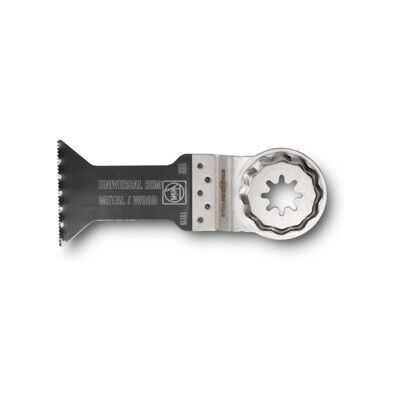 Fein Lame de scie universelle E-Cut, Longueur 60 mm, Largeur 44 mm, Quantité 10 Pce, (63502152210) - Publicité Fein Lame de scie universelle E-Cut, Longueur 60 mm, Largeur 44 mm, Quantité 10 Pce, (63502152210) - Publicité