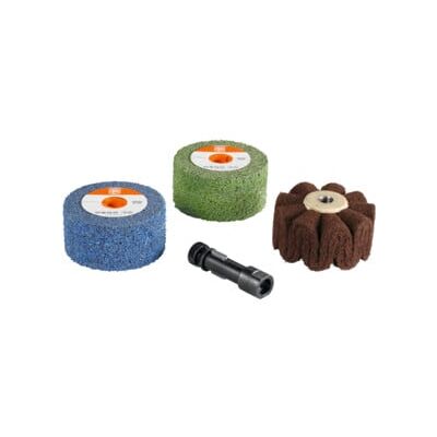 Fein - 63721054020 - Acier inoxydable - Set de rectification et polissage - Publicité Fein - 63721054020 - Acier inoxydable - Set de rectification et polissage - Publicité