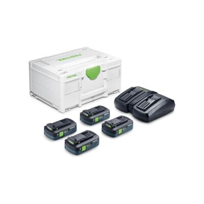 Festool Ensemble d’alimentation SYS 18V 4xTBX4/TCL6DUO (578823) - Publicité Festool Ensemble d’alimentation SYS 18V 4xTBX4/TCL6DUO (578823) - Publicité