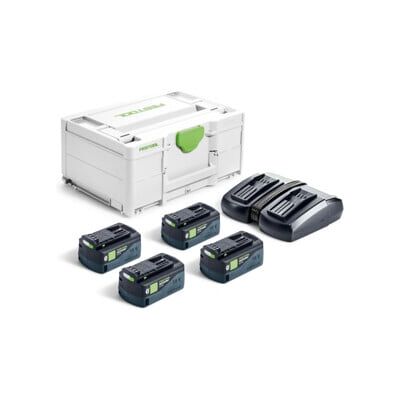 Festool Set d'énergie SYS 18V 4xHP5,0 TCL6DUO (578681) - Publicité Festool Set d'énergie SYS 18V 4xHP5,0 TCL6DUO (578681) - Publicité