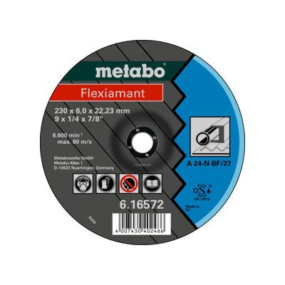 Disques de coupe Metabo - Acier et Inox - 100-400mm - Publicité Disques de coupe Metabo - Acier et Inox - 100-400mm - Publicité
