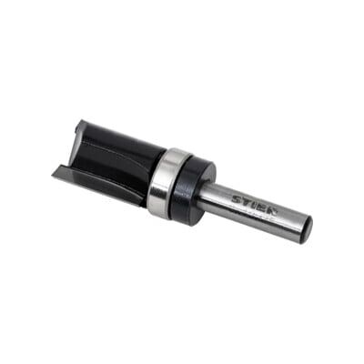 Fraise à affleurer STIER avec roulement à billes de démarrage 8 mm D 19 mm NL 25 mm (905136) - Publicité Fraise à affleurer STIER avec roulement à billes de démarrage 8 mm D 19 mm NL 25 mm (905136) - Publicité