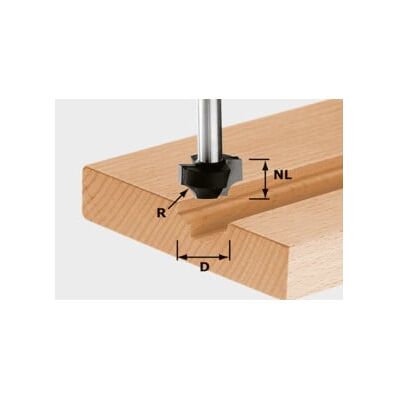 Fraise quart de rond HW S8 D17/R3 ; Festool (491004) - Publicité Fraise quart de rond HW S8 D17/R3 ; Festool (491004) - Publicité