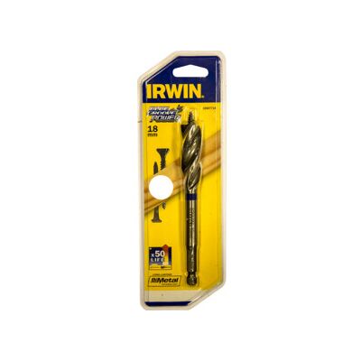 IRWIN Mèche Puissante pour Bois Blue Groove 18mm - Mèche - Publicité IRWIN Mèche Puissante pour Bois Blue Groove 18mm - Mèche - Publicité
