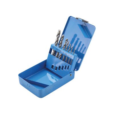 Jeu de forets hélicoïdaux HSS dimensions de forage Ø 2,5 – 10,2 mm 7 pièces BGS ; BGS technic (9580) - Publicité Jeu de forets hélicoïdaux HSS dimensions de forage Ø 2,5 – 10,2 mm 7 pièces BGS ; BGS technic (9580) - Publicité