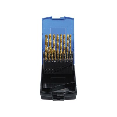 Jeu de forets HSS traitement au nitrure de titane 1 - 10 mm 19 pièces BGS ; BGS technic (2013) - Publicité Jeu de forets HSS traitement au nitrure de titane 1 - 10 mm 19 pièces BGS ; BGS technic (2013) - Publicité