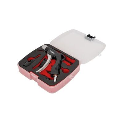 Kit de pistolet de soufflage APM-8 STIER avec un jeu de buses, 8 pièces, 6,3 bar, toutes applications, souflette air , souflette compresseur (904191) - Publicité Kit de pistolet de soufflage APM-8 STIER avec un jeu de buses, 8 pièces, 6,3 bar, toutes applications, souflette air , souflette compresseur (904191) - Publicité