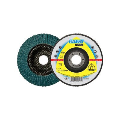 Disque abrasif Zirconium Klingspor SMT324 - 125mm, Grain 80, Droit - Disque abrasif - Publicité Disque abrasif Zirconium Klingspor SMT324 - 125mm, Grain 80, Droit - Disque abrasif - Publicité
