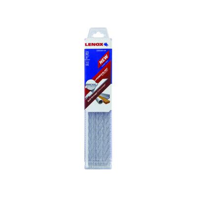 Lame de scie sabre bi-métal Lenox - 25 pièces - pour bois, plastique, métal - Publicité Lame de scie sabre bi-métal Lenox - 25 pièces - pour bois, plastique, métal - Publicité