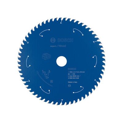 Lame de scie circulaire BOSCH Expert pour bois 254 x 2,1/1,6 x 30 60 dents (2608644526) - Publicité Lame de scie circulaire BOSCH Expert pour bois 254 x 2,1/1,6 x 30 60 dents (2608644526) - Publicité