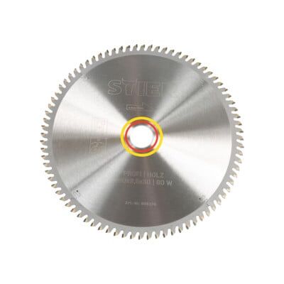 Lame de scie circulaire STIER Profi, bois, 260x2,5x30 80W, angle de coupe négatif -5° (905176) - Publicité Lame de scie circulaire STIER Profi, bois, 260x2,5x30 80W, angle de coupe négatif -5° (905176) - Publicité