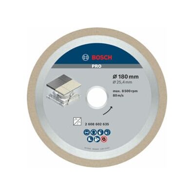 Bosch Modèle 2608602635 - Disque de coupe diamanté pour céramique - Publicité Bosch Modèle 2608602635 - Disque de coupe diamanté pour céramique - Publicité