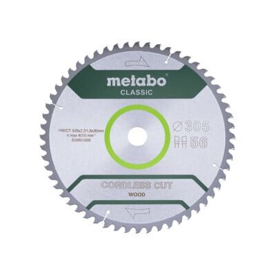 Metabo Lame de scie circulaire Hw/CT 305X30x56 - Classique - Lame de scie circulaire - Publicité Metabo Lame de scie circulaire Hw/CT 305X30x56 - Classique - Lame de scie circulaire - Publicité