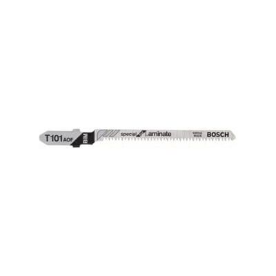 Bosch T 101 AOF Stratifié - Lame de scie sauteuse - Publicité Bosch T 101 AOF Stratifié - Lame de scie sauteuse - Publicité