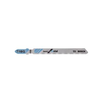 Lames de scie sauteuse Bosch T118G - Pack de 5 - Publicité Lames de scie sauteuse Bosch T118G - Pack de 5 - Publicité