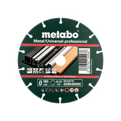 Metabo 180mm Disque diamant - Universel, Professionnel - Publicité Metabo 180mm Disque diamant - Universel, Professionnel - Publicité