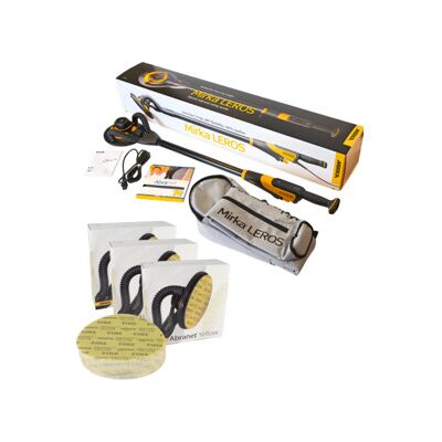Mirka LEROS-System AY Système de ponçage Small (KIT2601JCDMDE) - Publicité Mirka LEROS-System AY Système de ponçage Small (KIT2601JCDMDE) - Publicité