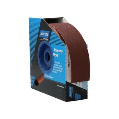 Rouleau abrasif Norton R222 - 50x25mm P100 - Publicité Rouleau abrasif Norton R222 - 50x25mm P100 - Publicité