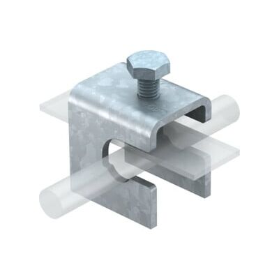 OBO Bettermann - Collier de mise à la terre - Pour armature 8-14mm, montage facile, acier galvanisé - Collier de mise à la terre - Publicité OBO Bettermann - Collier de mise à la terre - Pour armature 8-14mm, montage facile, acier galvanisé - Collier de mise à la terre - Publicité