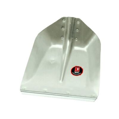 Pelle - IDEAL - avec bord de protection - Taille 9 - lame en aluminium - clouée 6 fois - Publicité Pelle - IDEAL - avec bord de protection - Taille 9 - lame en aluminium - clouée 6 fois - Publicité