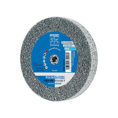 PFERD Roues à alésage compactes POLINOX PNER-MW 7513-6 SiC F (44691447) - Publicité PFERD Roues à alésage compactes POLINOX PNER-MW 7513-6 SiC F (44691447) - Publicité