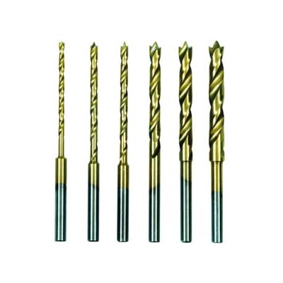Proxxon Jeu de forets hélicoïdaux HSS avec pointe de centrage, 1,5 à 4 mm, 6 pièces (28876) - Publicité Proxxon Jeu de forets hélicoïdaux HSS avec pointe de centrage, 1,5 à 4 mm, 6 pièces (28876) - Publicité
