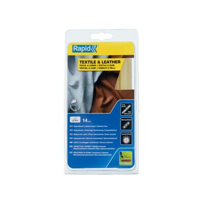 Rapid Bâtons de colle pour textile et cuir, Ø 12 x 190 mm, 14 pcs Blister (5001418) - Publicité Rapid Bâtons de colle pour textile et cuir, Ø 12 x 190 mm, 14 pcs Blister (5001418) - Publicité