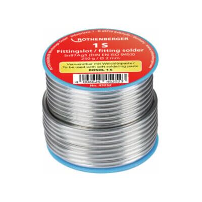 Rothenberger Fittingslot 1S, 2 mm, 250 g, bobine (45252) - Publicité Rothenberger Fittingslot 1S, 2 mm, 250 g, bobine (45252) - Publicité