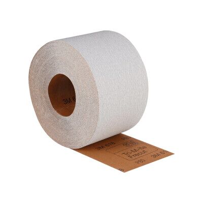 Rouleau de papier abrasif 618 115 mm granul. 180 p. vernis/métal SiC 3M (7000034048) - Publicité Rouleau de papier abrasif 618 115 mm granul. 180 p. vernis/métal SiC 3M (7000034048) - Publicité