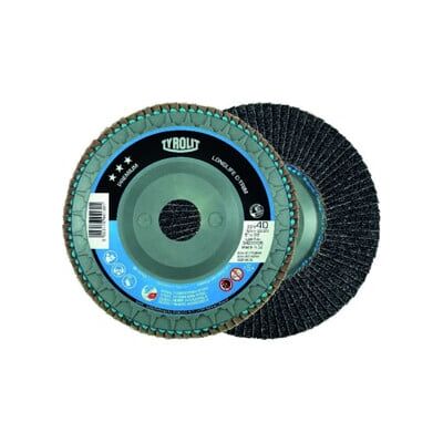 TYROLIT V2A Disque à lamelles en zirconium - Publicité TYROLIT V2A Disque à lamelles en zirconium - Publicité