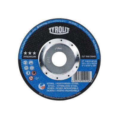 Tyrolit Disque abrasif combiné - 115mm, 6-10mm, multicouche - Disque abrasif - Publicité Tyrolit Disque abrasif combiné - 115mm, 6-10mm, multicouche - Disque abrasif - Publicité