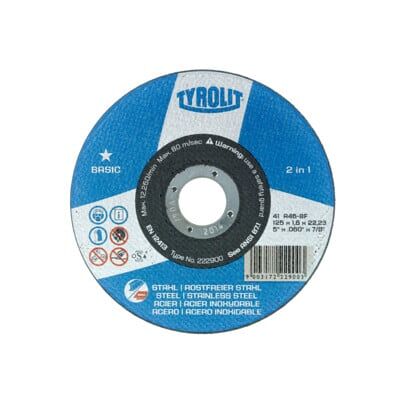 Disque de coupe Tyrolit 115mm Oxide d'aluminium - Disque de coupe - Publicité Disque de coupe Tyrolit 115mm Oxide d'aluminium - Disque de coupe - Publicité