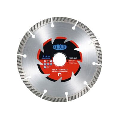 Tyrolit Modèle - Disque de coupe diamanté - Matériaux de construction - 125mm - Publicité Tyrolit Modèle - Disque de coupe diamanté - Matériaux de construction - 125mm - Publicité